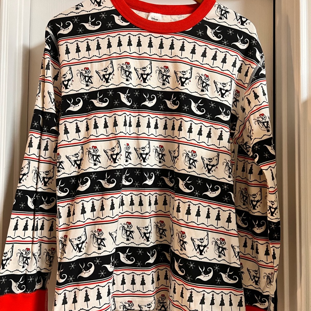 Hanna Andersson Men's Nightmare Before Christmas Pajama Top sz L